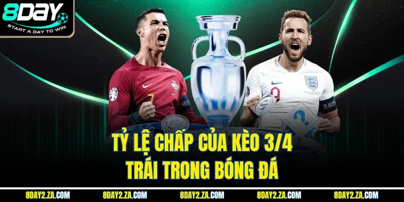 Tỷ lệ chấp của kèo 3/4 trái trong bóng đá